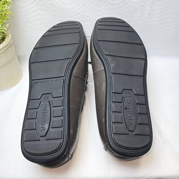 MENS VIONIC MERCER LUCA SHOE SLIP-ON LOAFER MOCASSIN GRAY SIZE 8 NWOT - Picture 9 of 10
